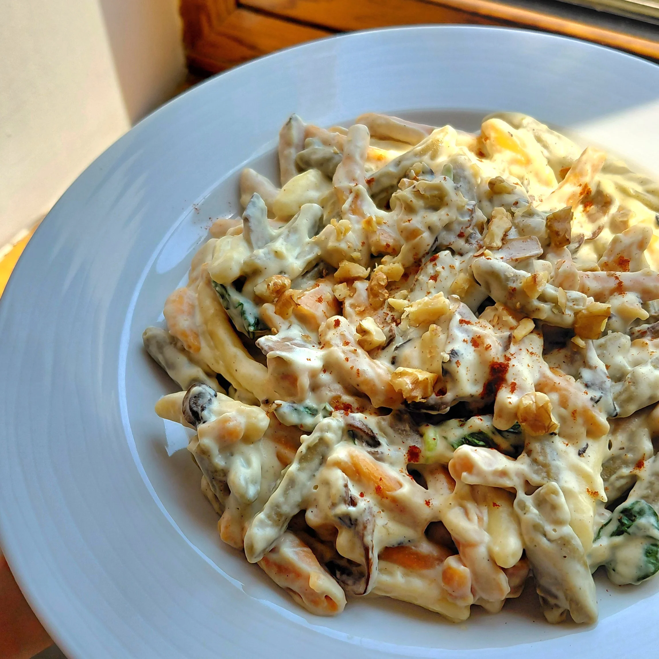 Vegan Creamy Mushroom Pasta
